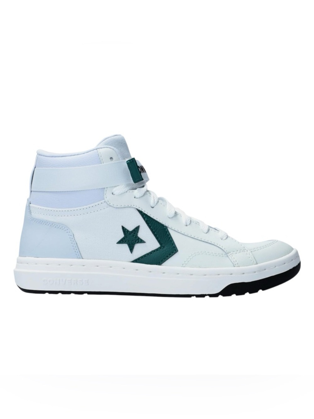 CONVERSE Pro Blazer V2 Mid Trainers, White/Green - Picture 1 of 7